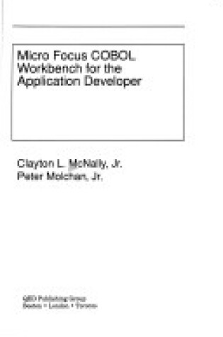 Cover of Micro Focus COBOL Workbench for the Application Developer