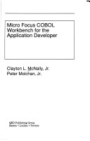 Book cover for Micro Focus COBOL Workbench for the Application Developer