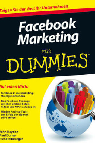 Cover of Facebook Marketing Fur Dummies