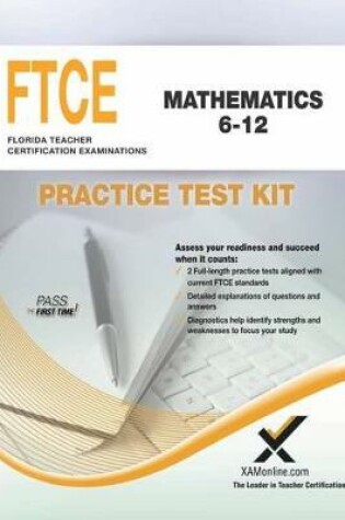 Cover of FTCE Mathmatics 6-12 Practice Test Kit