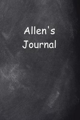 Cover of Allen Personalized Name Journal Custom Name Gift Idea Allen