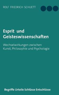 Book cover for Esprit und Geisteswissenschaften