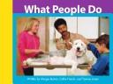 Book cover for What People Do