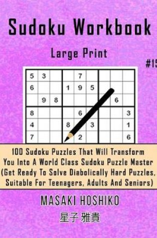 Cover of Sudoku Workbook-Large Print #15