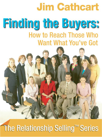 Book cover for Finding the Buyers