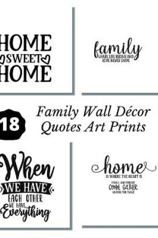 Cover of Family Wall Decor Quotes Art Prints