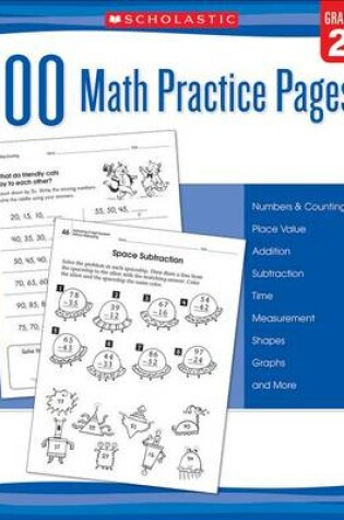 Cover of 100 Math Practice Pages: Grade 2