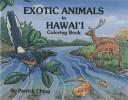 Book cover for Exotic Animals in Hawaii Coloring Book