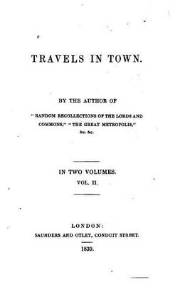 Book cover for Travels in town - Vol. II