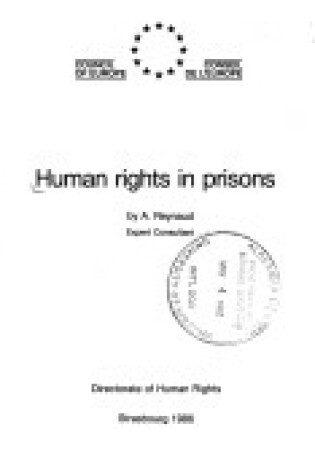 Cover of Human rights in prisons