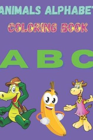 Cover of animals alphabet ABC coloring book