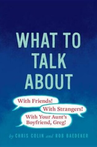 Cover of What to Talk about
