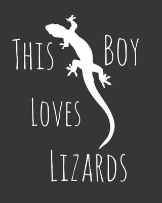 Book cover for This Boy Loves Lizards