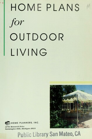 Cover of Home Plans for Outdoor Living