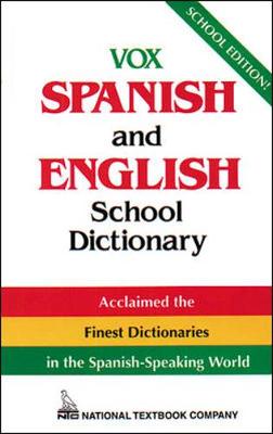 Cover of Vox Spanish and English School Dictionary