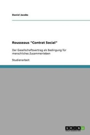Cover of Rousseaus "Contrat Social"