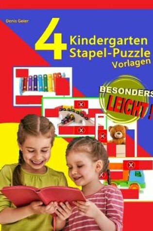 Cover of 4 Kindergarten Stapel-Puzzle-Vorlagen