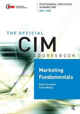 Book cover for CIM Coursebook Marketing Fundamentals 07/08