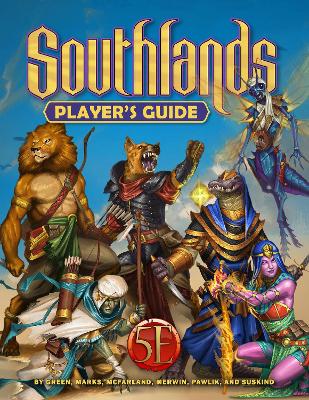 Book cover for Southlands Player’s Guide for 5th Edition