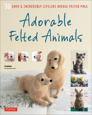 Book cover for Adorable Felted Animals