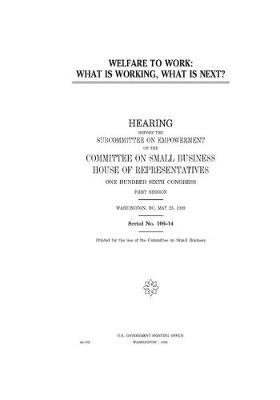 Book cover for Welfare to work