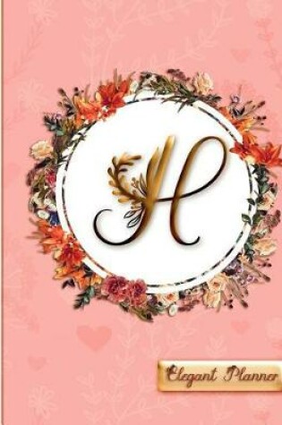 Cover of "h" - Elegant Planner