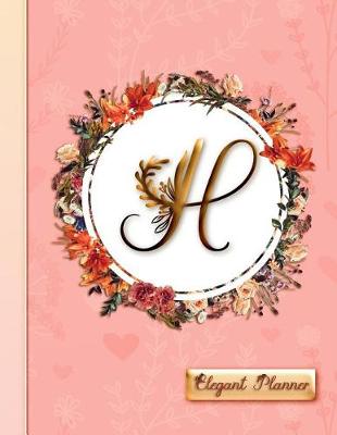 Book cover for "h" - Elegant Planner