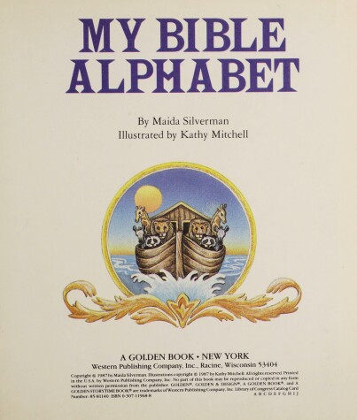 Book cover for My Bible Alphabet Storytime