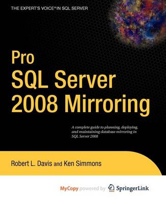 Book cover for Pro SQL Server 2008 Mirroring