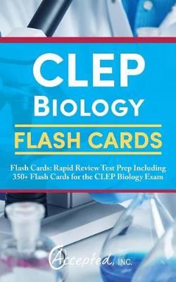 Book cover for CLEP Biology Flash Cards