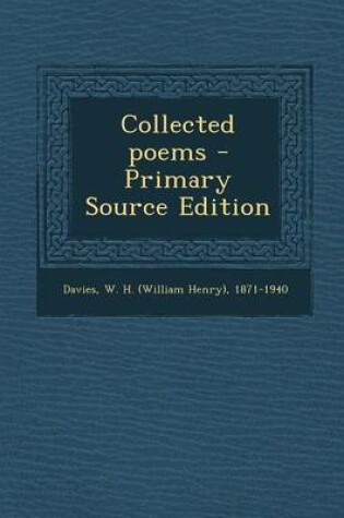 Cover of Collected Poems