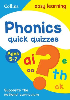 Book cover for Phonics Quick Quizzes Ages 5-7