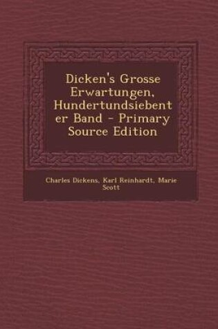 Cover of Dicken's Grosse Erwartungen, Hundertundsiebenter Band