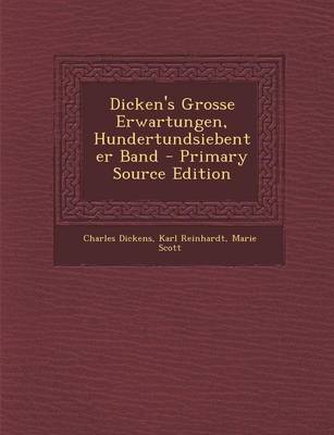 Book cover for Dicken's Grosse Erwartungen, Hundertundsiebenter Band