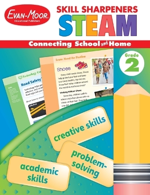 Book cover for Skill Sharpeners: Steam, Grade 2 Workbook