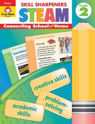 Book cover for Skill Sharpeners: Steam, Grade 2 Workbook