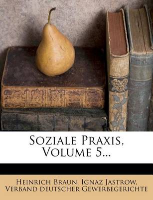 Book cover for Soziale Praxis, Volume 5...