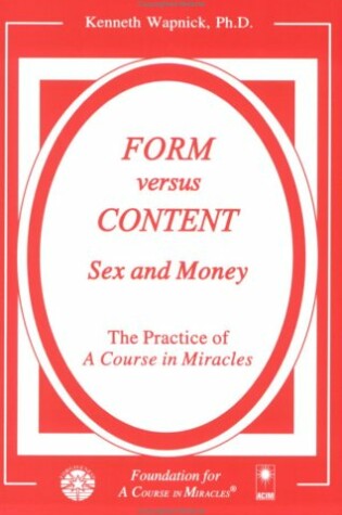 Cover of Form Versus Content