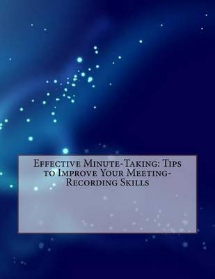 Book cover for Effective Minute-Taking