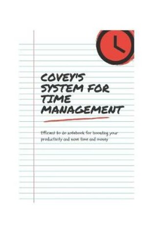 Cover of Covey's system for time management