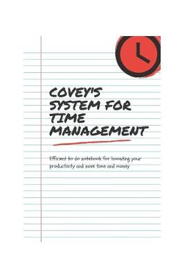 Book cover for Covey's system for time management