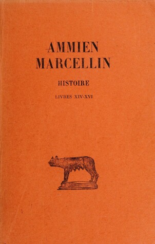 Book cover for Ammien Marcellin, Histoires