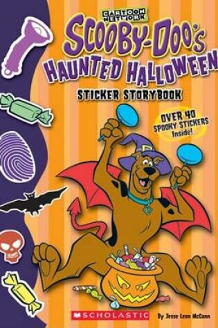 Cover of Scooby-Doo's Haunted Halloween Sticker Storybook