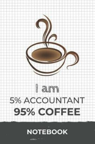 Cover of I am 5% Accountant 95% Coffee Notebook