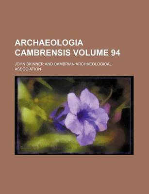 Book cover for Archaeologia Cambrensis Volume 94