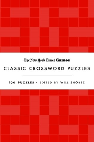 Cover of New York Times Games Classic Crossword Puzzles (Red and White)