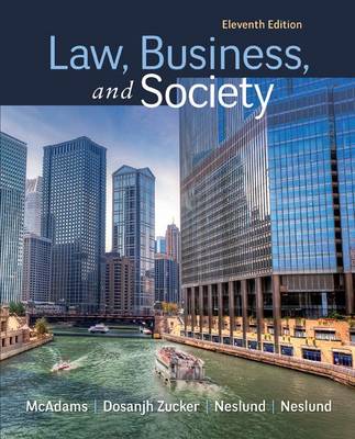 Book cover for Law, Business and Society with Connect