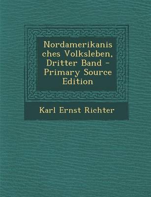 Book cover for Nordamerikanisches Volksleben, Dritter Band