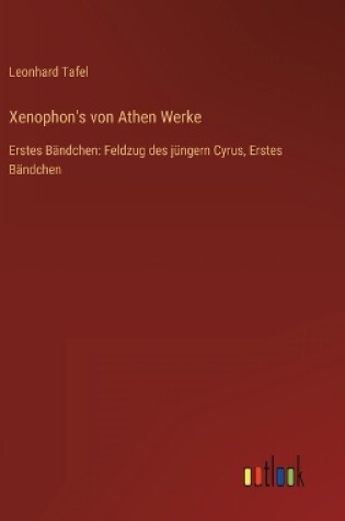 Cover of Xenophon's von Athen Werke