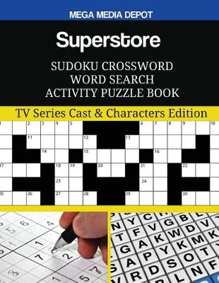 Book cover for Superstore Sudoku Crossword Word Search Activity Puzzle Book